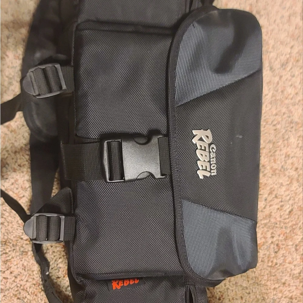 Canon Rebel T3 Camera with Lenses and Case